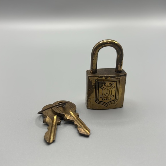 VINTAGE CELINE LOCK AND 2 KEYS - Picture 2 of 5